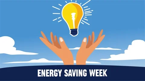 Energy saving week for better energy savings Video stock 314753862
