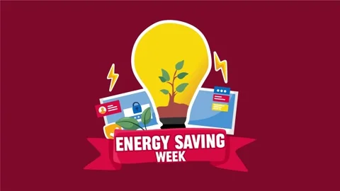 Energy saving week for better energy storage Stock Footage 315011438