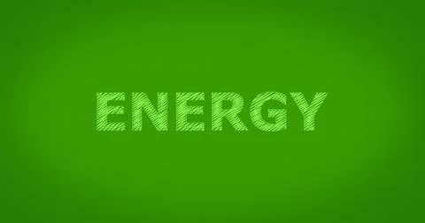 ENERGY scribble text 库存插图