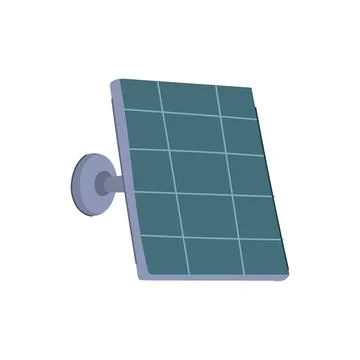 Energy solar panel cartoon vector illustration Stockillustratie