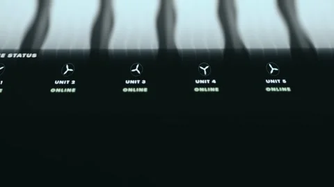 Energy Source Selector Energy And Infrastructure Dashboard Stock Footage 339606955