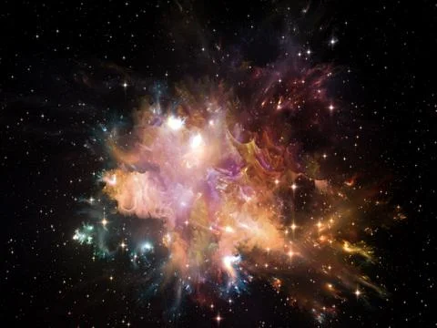 Energy of Space Stock Illustration