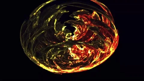 Energy space rotating object. Stock Footage 296004843