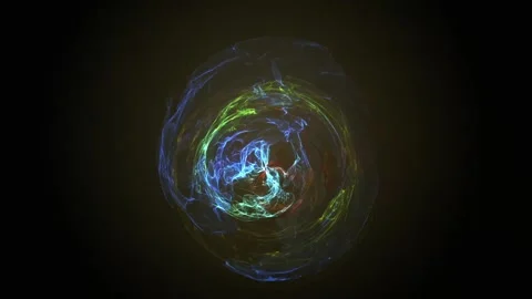 Energy Space Sphere 01 Video stock 243582262