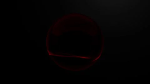 Energy sphere with flowing plasma waves on a dark background loop animated Stock Footage 331296860