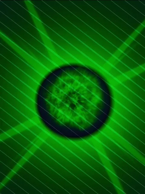 Energy sphere trippy Stock Footage 202083960