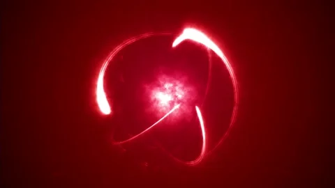  Energy Spike Around the Atom Stock Footage 161225163