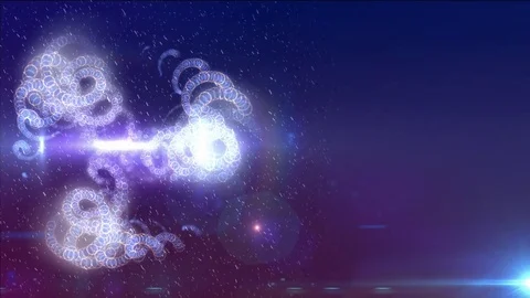 Energy spiral Gate Stock Footage 75490658