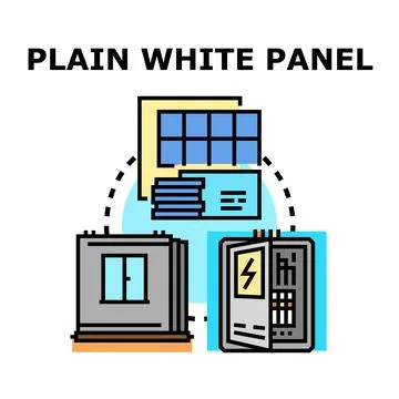 Energy storage system building solar panel concept Stock Illustration
