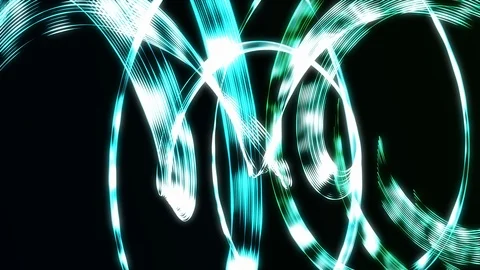 Energy swirl motion background loop blue green Stockbeeldmateriaal 119553836
