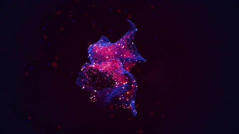 Energy Swirling Particle Background Loop Stock Footage 317569540