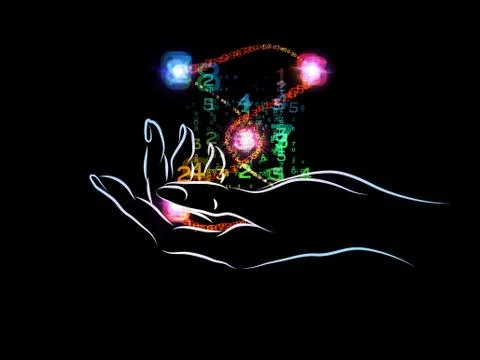 Energy of Technology Stock Illustration