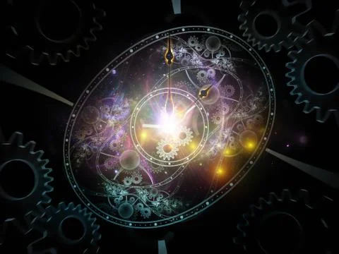 Energy of Temporal Realm Stock Illustration