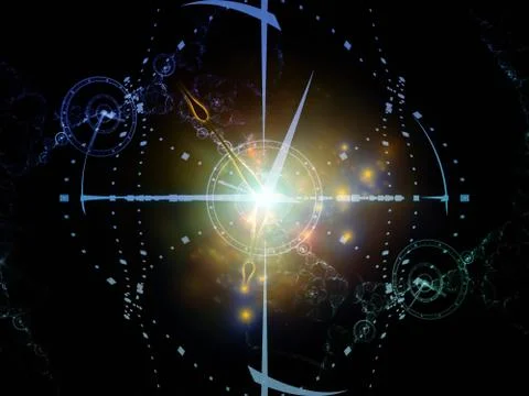 Energy of Temporal Realm Stock Illustration