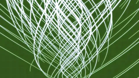 Energy threads twist in flow. Design. Living energy lines are intertwined in Stock Illustration
