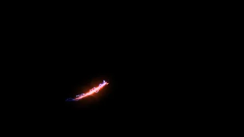 Energy Trail Along Infinite Path Animation Video stock 334714428