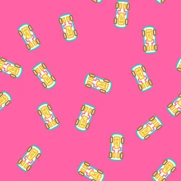 Energy transfer electric vector seamless pattern Stock Illustration