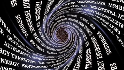 ENERGY TRANSITION Keywords Animation, Background, Loop 库存影片 321446641