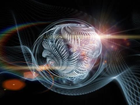 Energy of Turbulence Stock Illustration