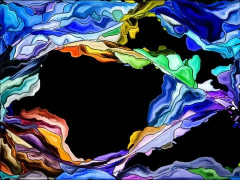 Energy of Vibrant Division Illustrazione stock