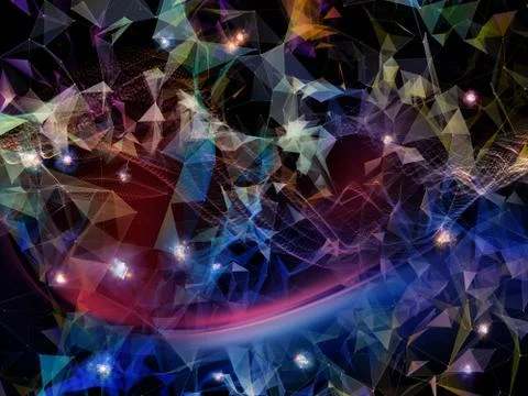 Energy of Virtual World イラスト素材