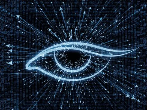 Energy of Visual Information Illustrazione stock