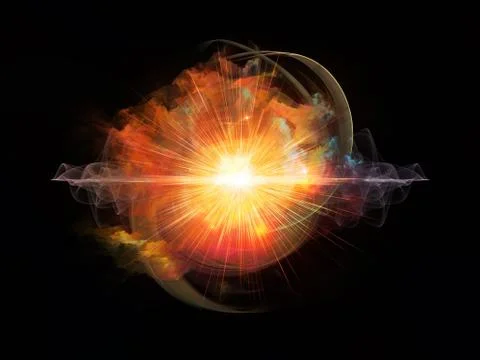 Energy of Vortex Stock Illustration