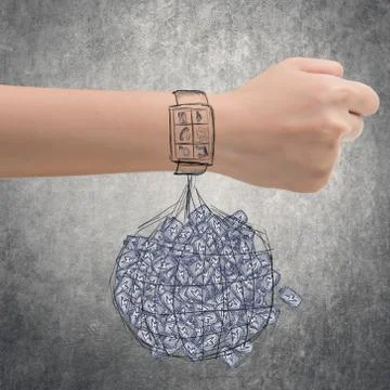 Energy waste Stock Illustration
