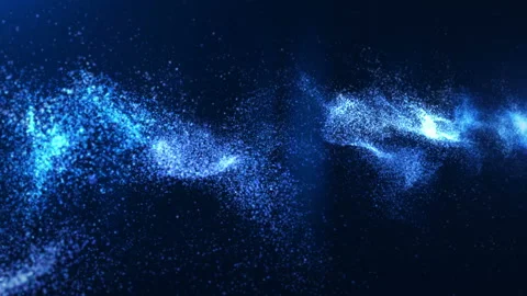 Energy wave background in blue Stock Footage 235696595