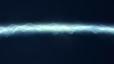 Energy Wave Loop-Blue Video stock 68186263
