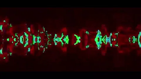 Energy wave moving through 4K animation Stock Footage 126583425