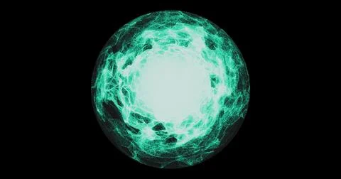 Energy Wave technology background. Colored Particles and energy waves for d.. イラスト素材