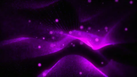 Energy waves with light rays and particles. Abstract background. Stock Footage 278427297