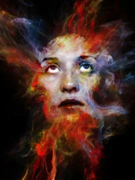 Energy of Your Shadow Stock Illustration