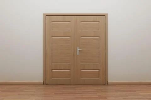 Enfilade, open doors Stock Illustration