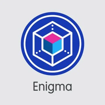 ENG - Enigma. The Icon of Virtual Momey or Market Emblem. Stock Illustration