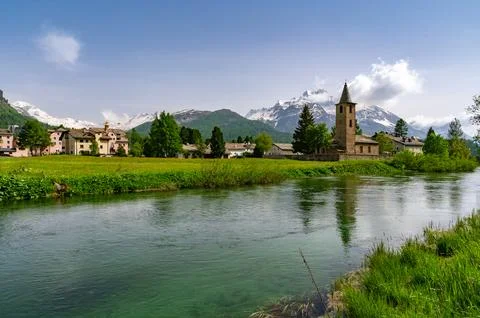 Engadine landscape Stock Photos