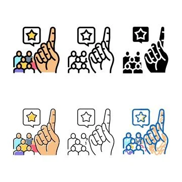 Engage appropriate workplace conversations concepts color icon vector Stock Illustration