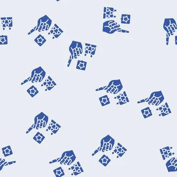 Engage appropriate workplace conversations glyph seamless pattern Stock Illustration
