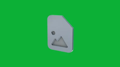 Engage Audiences with Seamless Image File Icon 3D Animation Stock Footage 265686362