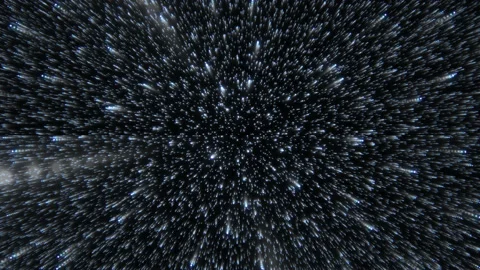 Engage Hyperdrive Warp Engine Space Travel Stock Footage 143899429