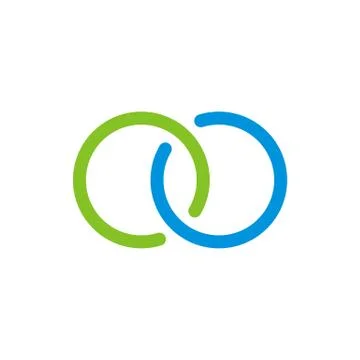 Engaged Ring Infinity Logo Template Illustration Design. Vector EPS 10. Stock Illustration