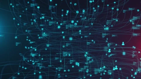 Engagement Content Social Platforms Network Digital Interaction Stock Footage 302888890