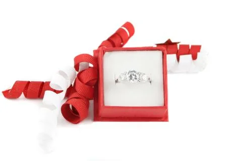 Engagement diamond Stock Photos