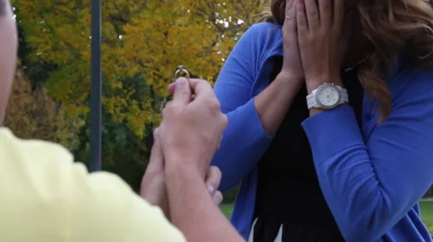 Engagement Excitement 스톡 동영상 66367347