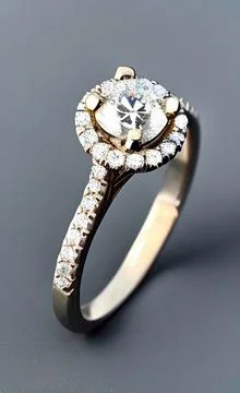 Engagement ring Stock Illustration