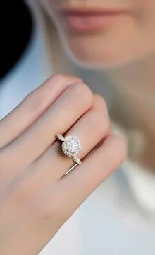 Engagement ring Stock Illustration