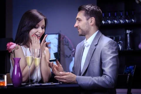 Engagement ring Stock Photos