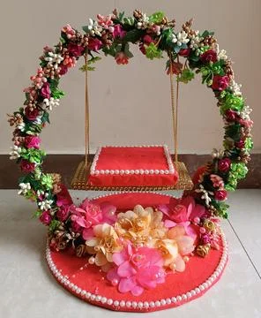 Engagement ring platter Stock Photos