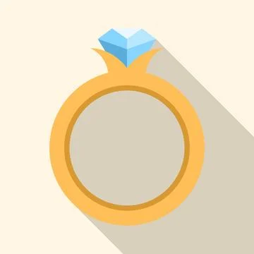 Engagement ring representing love commitment and marriage Stock Illustration